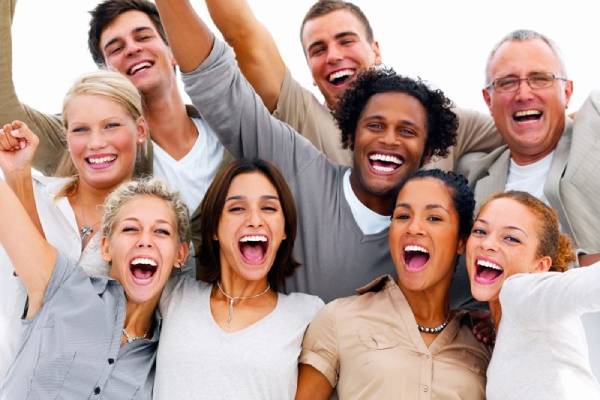 People laughing