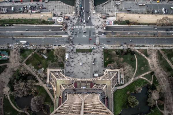 Views from Eiffel Tower